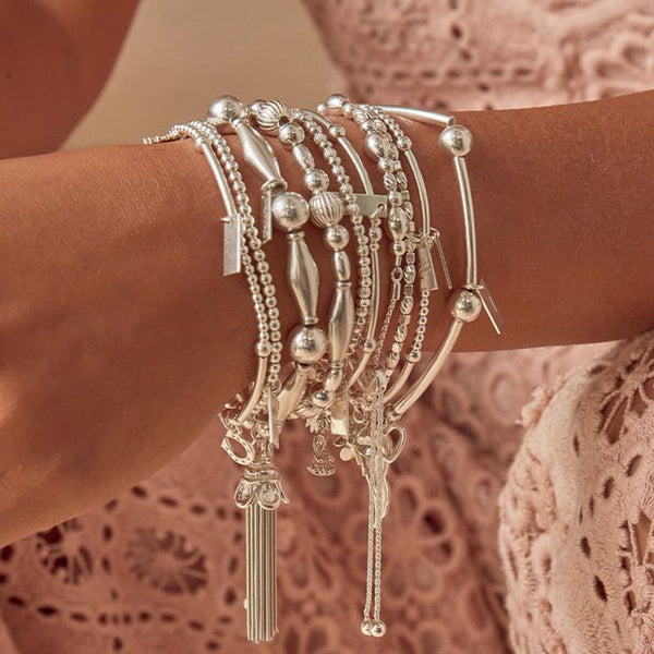 Paris Fashion Week 2025's Biggest Jewelry Trend: Sterling Silver Bracelets