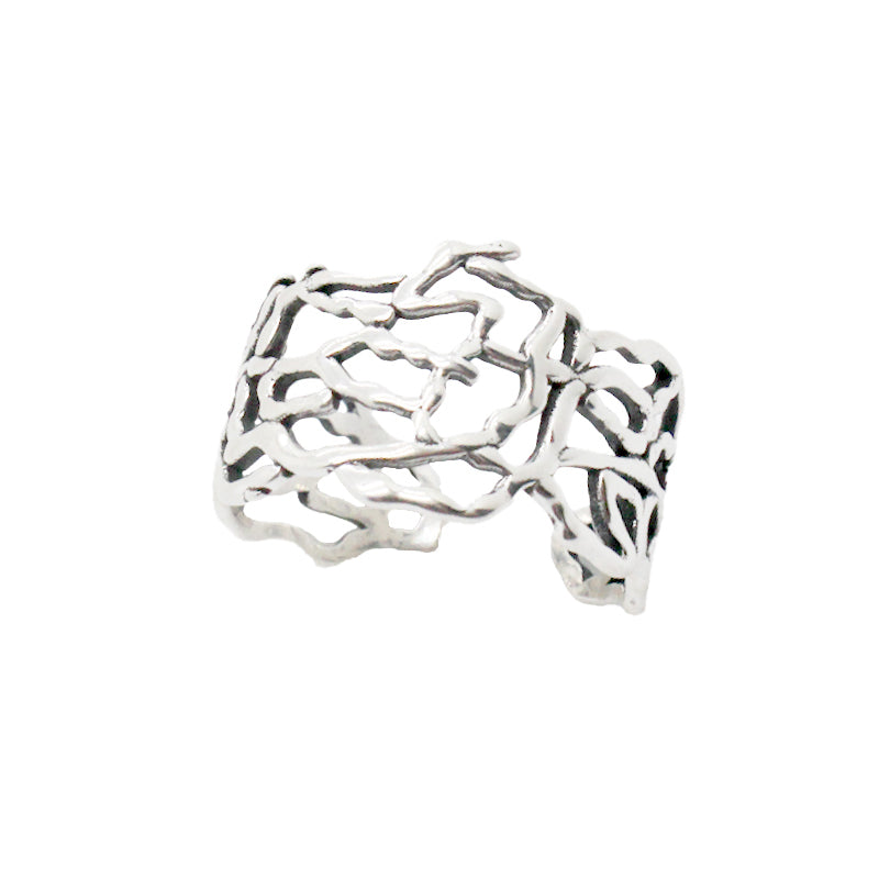 Geometric Line 925 Sterling Silver Ring