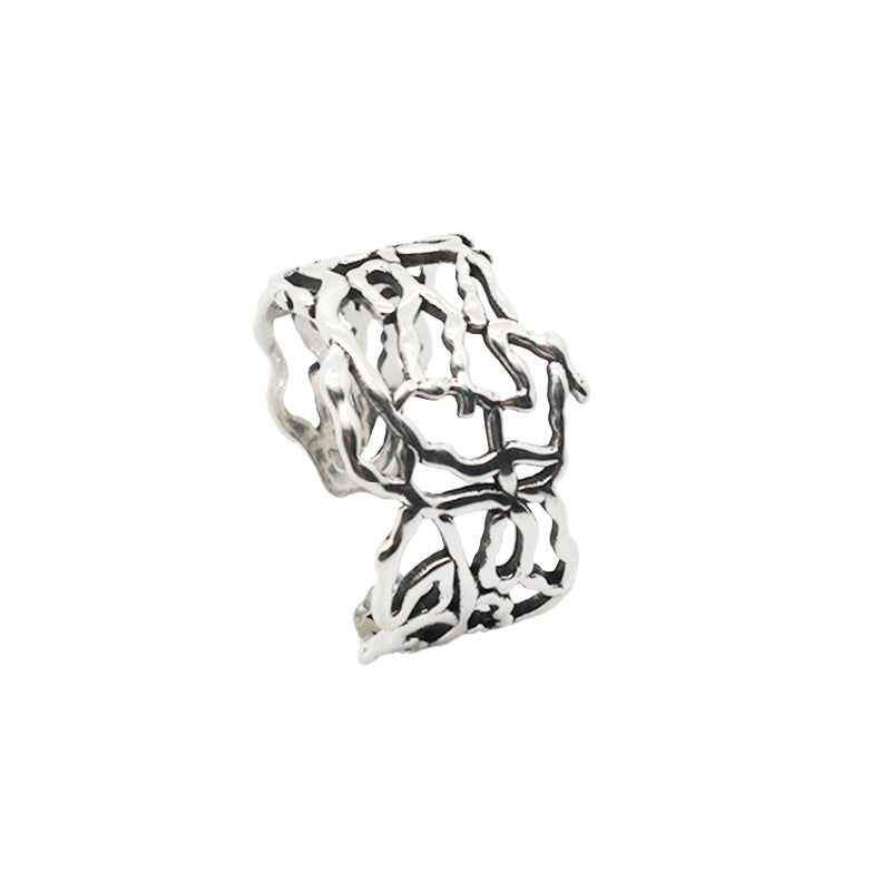 Geometric Line 925 Sterling Silver Ring