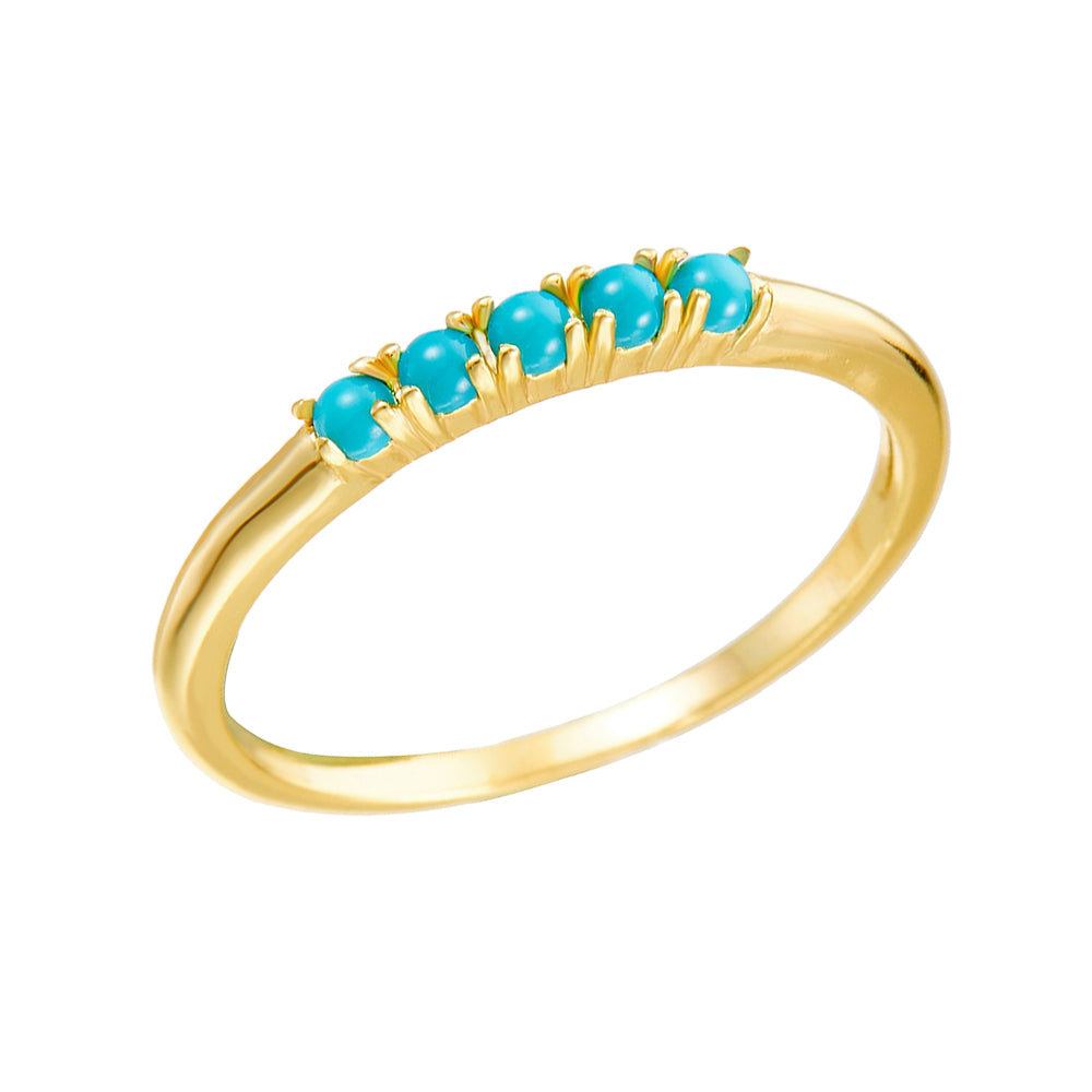 Genuine Turquoise 925 Sterling Silver Ring